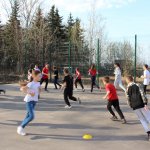 Апрель 2021 - Тренировки юных спортсменов в период межсезонья на открытом воздухе